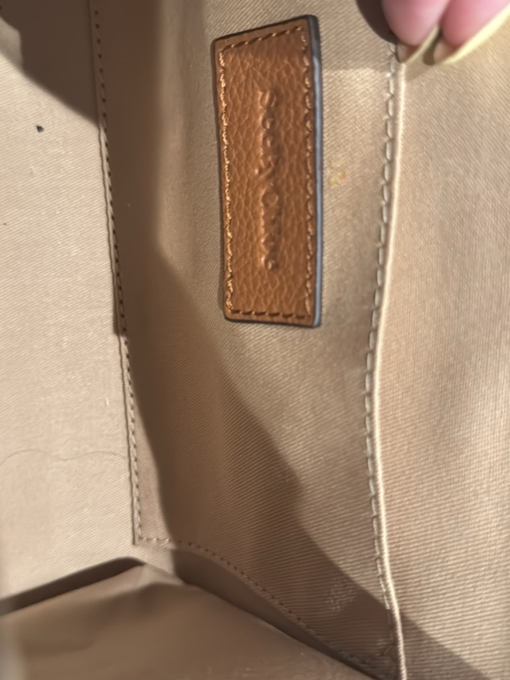 See by Chloe Tan Leather and Suede Top-Handle Satchel - Picture 7 of 7
